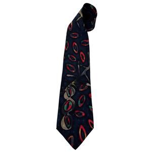 Robert Daskal, Misha Kom Hand-Painted Silk Tie
